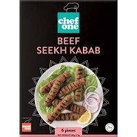 Chef One Beef Seekh Kabab 6pcs 180gm