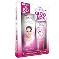Glow Lovely Cream & Face Wash Box