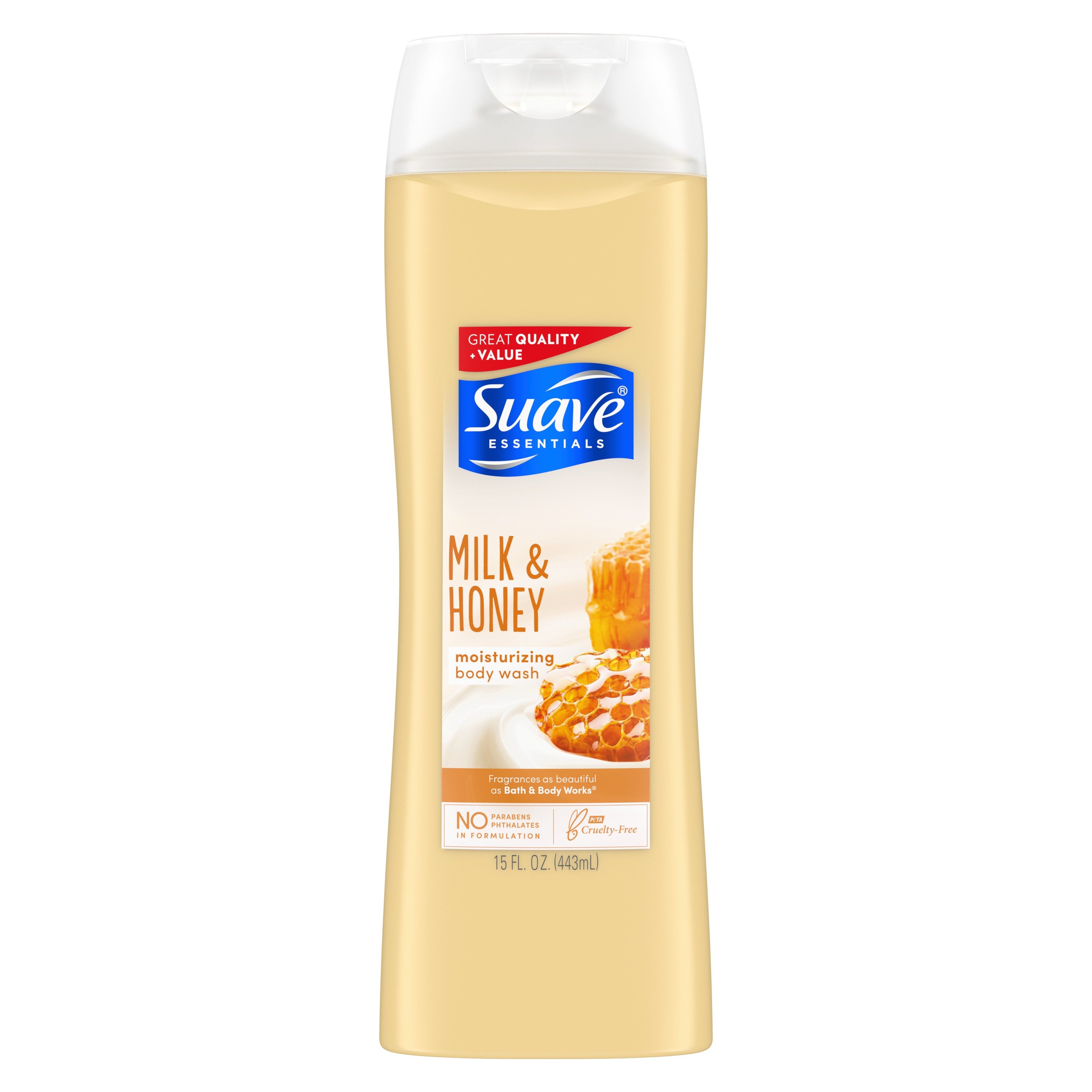 Suave Milk&honey Splash Body Wash 443ml
