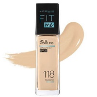 Maybelline Fit Me Dewy Smooth Foundation No.118