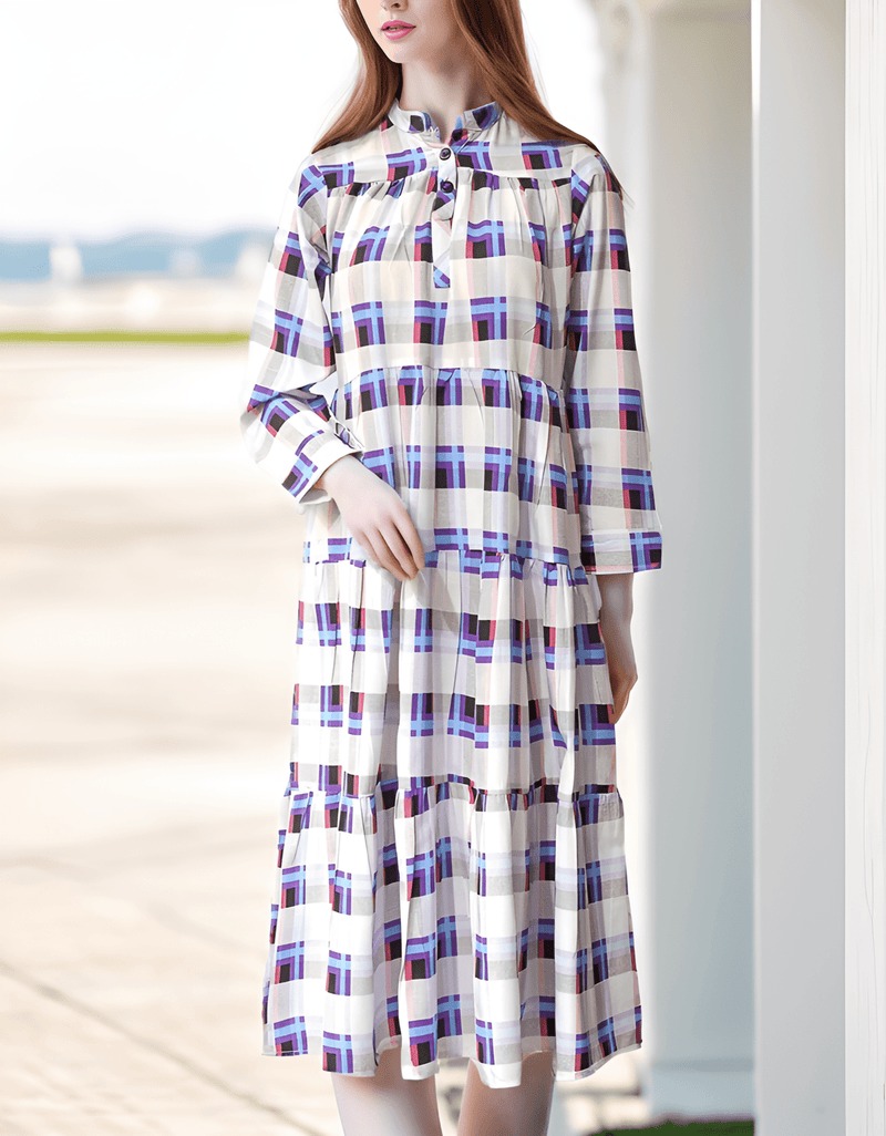 CHECKERED-MAXI