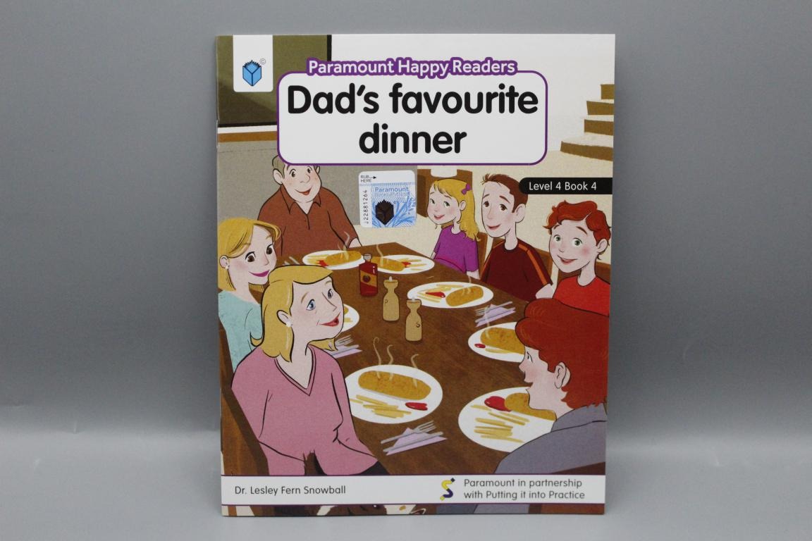 Dad's-Favourite-Dinner-Happy-Reader-Level-4-Book-4