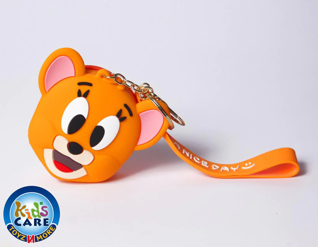 Cute-Jerry-Shaped-Silicone-Pouch-Key-Chain-Bag-Hanging-KC5637