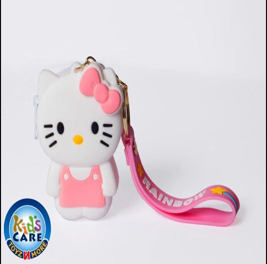 Hello-Kitty-Shaped-Silicone-Pouch-Key-Chain-Bag-Hanging-KC5637