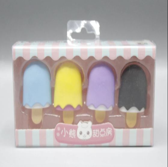 Ice-Cream-Shaped-Erasers-Pack-of-4-Erasers-QH-8410
