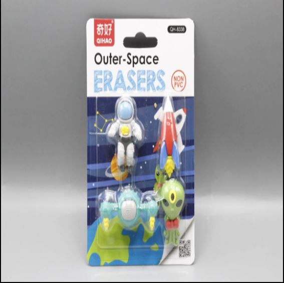 Outer-Space-Themed-Erasers-Pack-of-4-Erasers-QH-8338