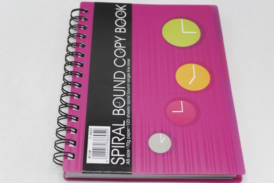 Spiral-Notebook-Diary-Purple-Y-8605