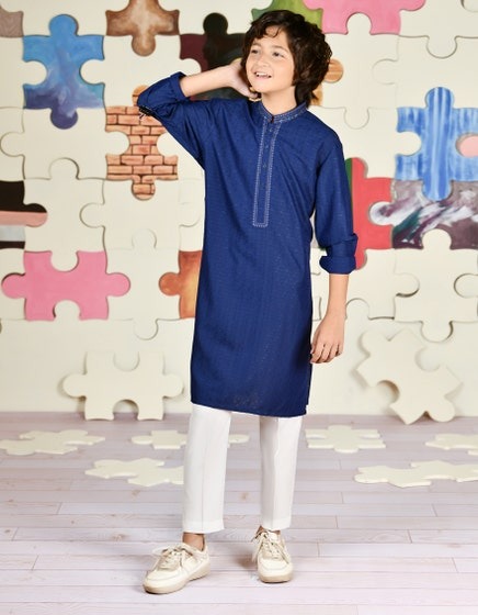 BLUE-BLENDED-BOYS-KURTA-JCK-A-39176
