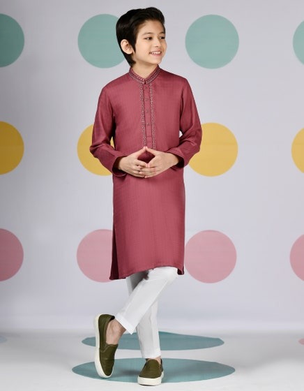 DARK-PINK-BLENDED-KURTA-JCK-A-39139
