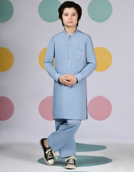 DULL-BLUE-BLENDED-KAMEEZ-SHALWAR-JCKS-A-34758
