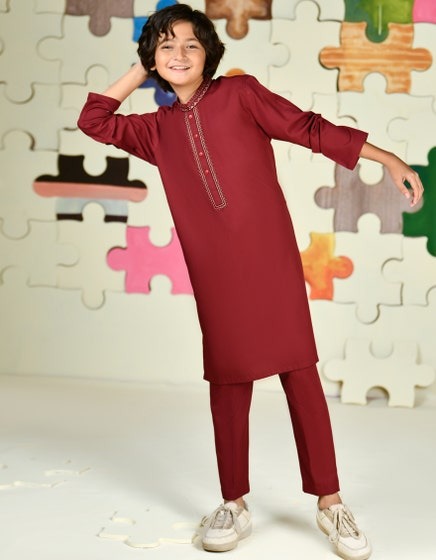 MAROON-BLENDED-KURTA-PAJAMA-JCKP-A-39200
