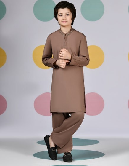 MUD-BROWN-BLENDED-KAMEEZ-SHALWAR-JCKS-S-39116
