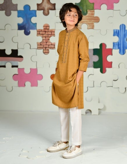 MUSTARD-BLENDED-BOYS-KURTA-JCK-A-39169
