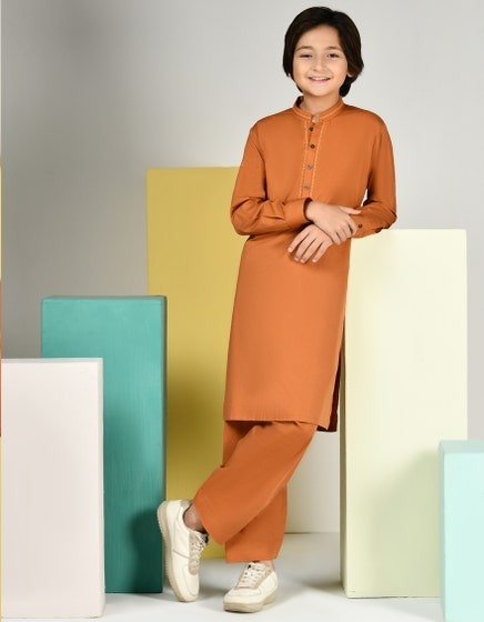 ORANGE-BLENDED-KAMEEZ-SHALWAR-JCKS-A-34752
