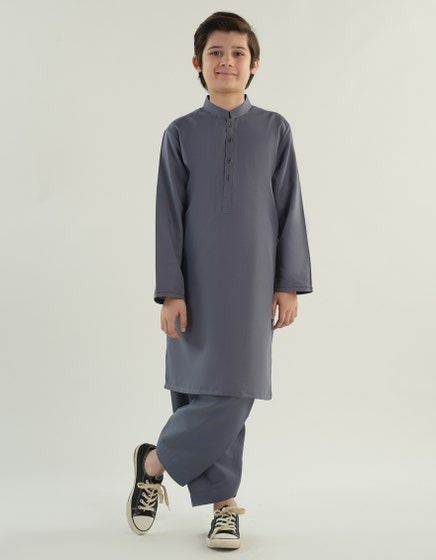 PIGEON-BLUE-BLENDED-KAMEEZ-SHALWAR-JCKS-A-46504
