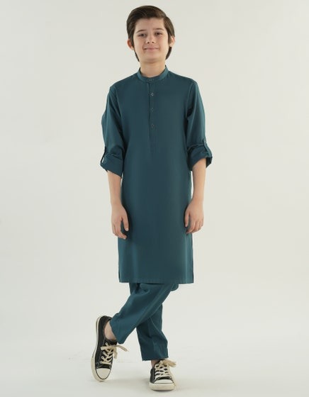 SEA-GREEN-BLENDED-KURTA-TROUSER-JCKP-A-46498
