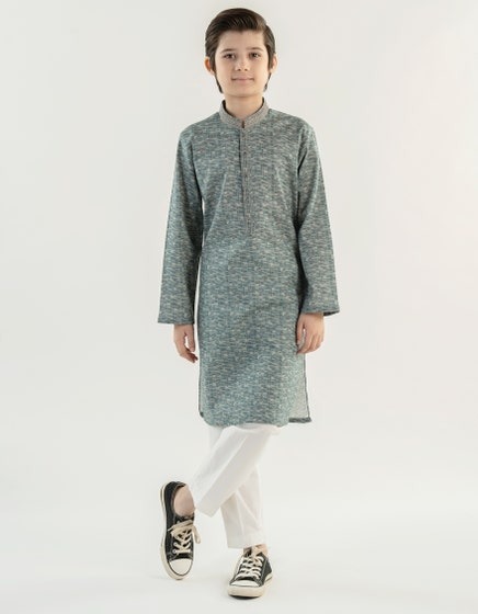 SEA-GREEN-COTTON-KURTA-JCK-A-39234
