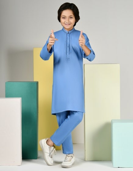 SKY-BLUE-BLENDED-KURTA-PAJAMA-JCKP-A-39128
