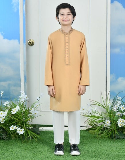 YELLOW-BLENDED-KURTA-JCK-A-39075
