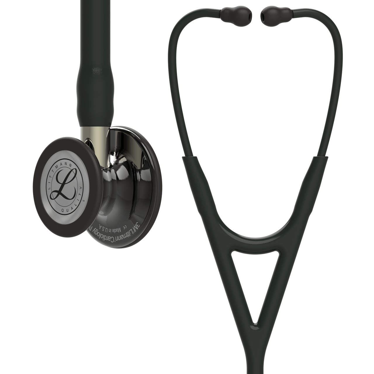 Smoke-Black-Champagne-6204-Littmann-Cardiology-IV-Stethoscope