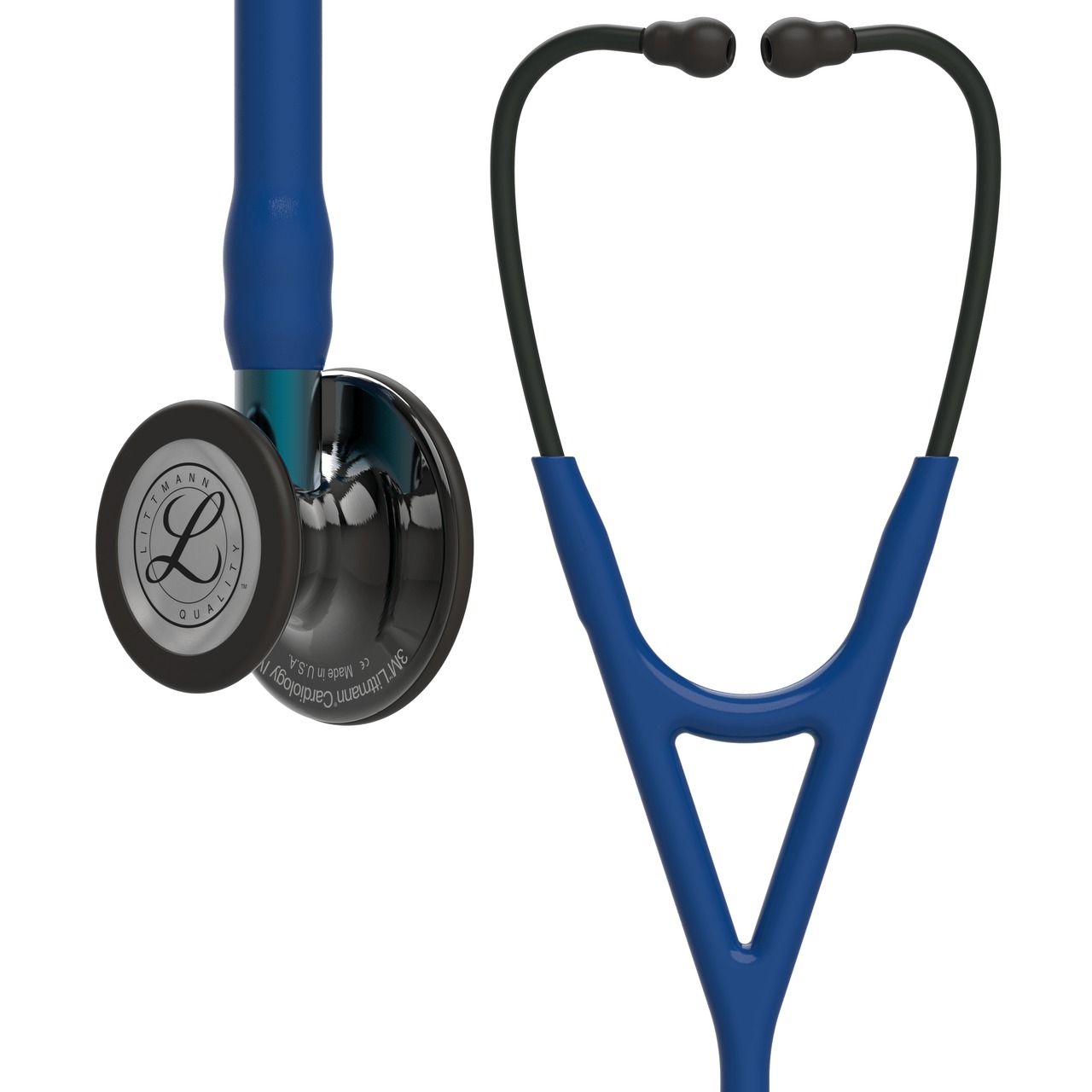 Smoke-Navy-Black-6202-Littmann-Cardiology-IV-Stethoscope