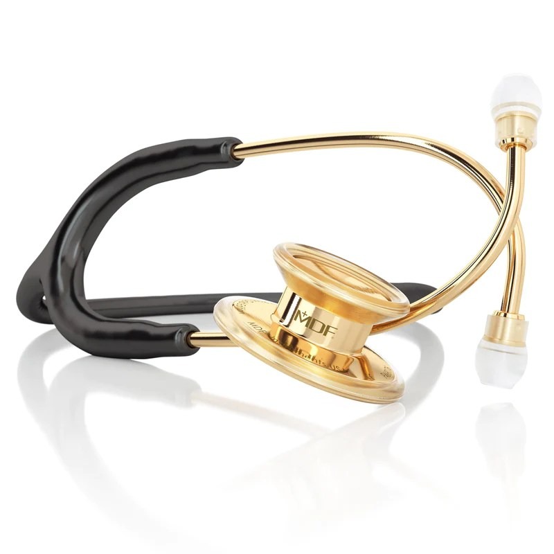 BLACK-GOLD-MD-ONE-ADULT-STETHOSCOPE