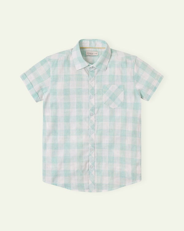 Aqua-Check-Shirt
