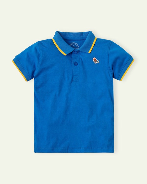 Blue-Polo-With-Yellow-Tipping
