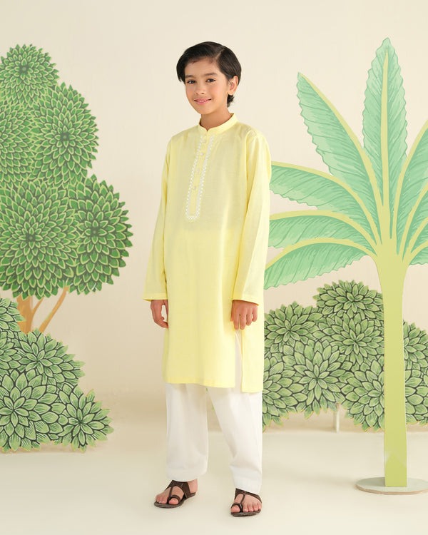 Embroidered-Lemon-Kurta
