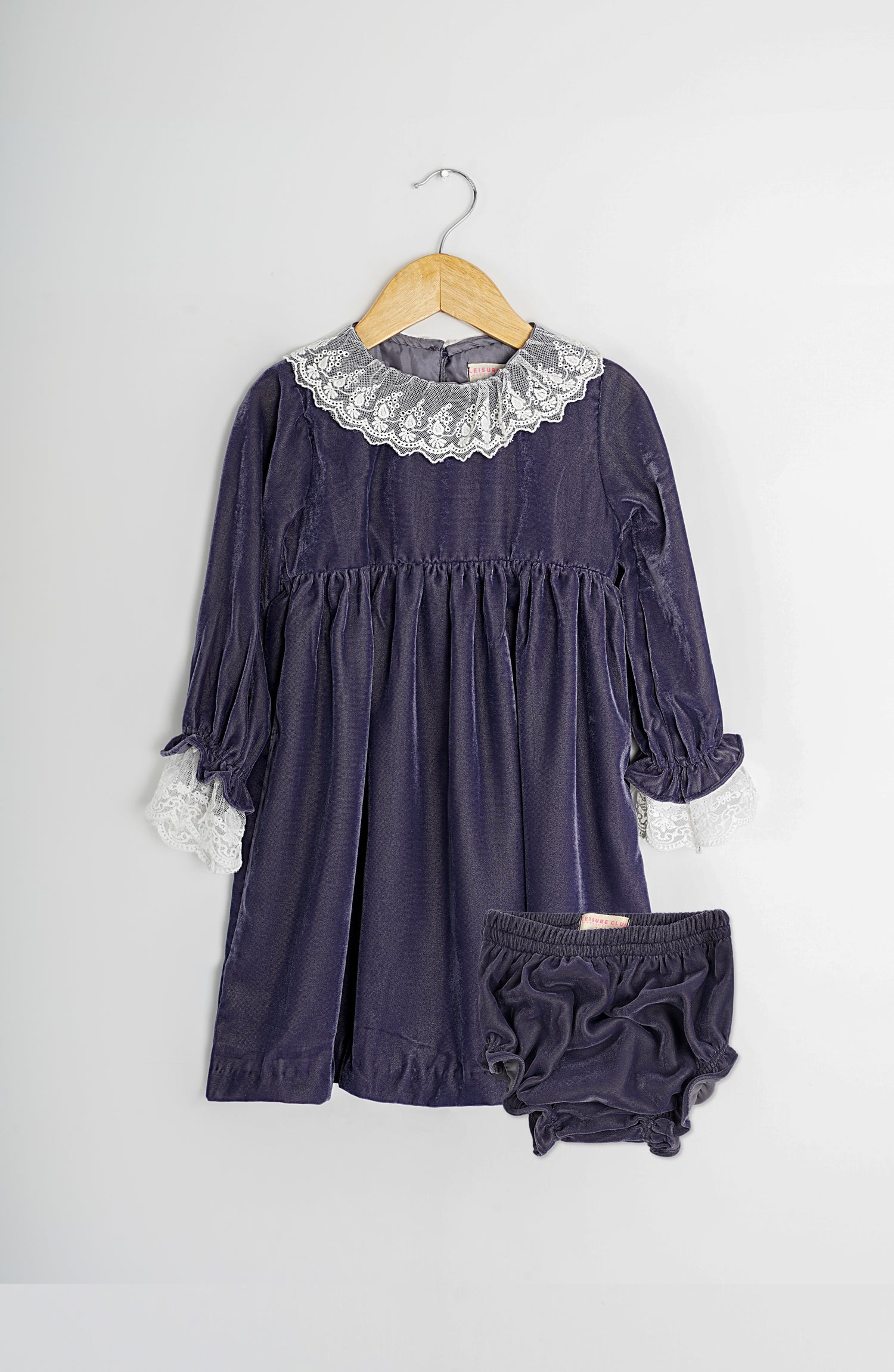 Grey-Velvet-Laced-Dress
