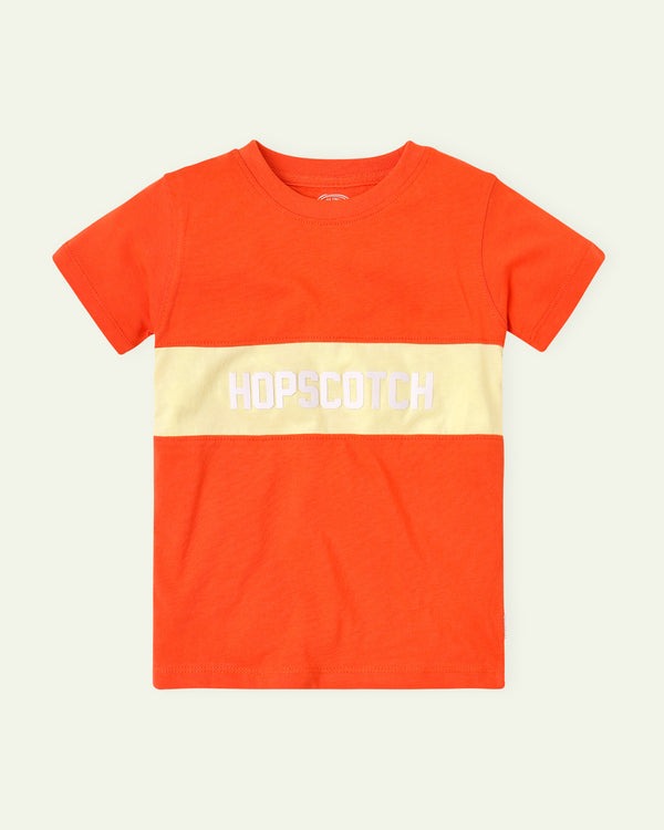 Orange-Hopscotch-Cut-and-Sew-T-Shirt
