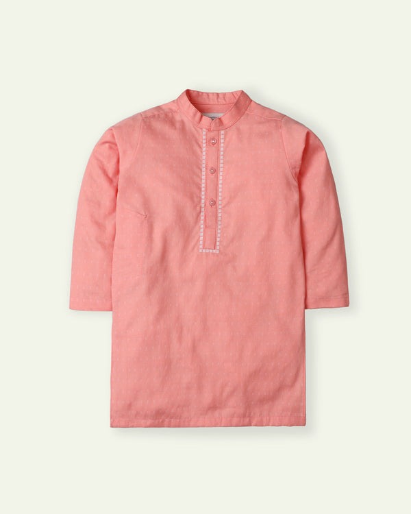 Peach-Embroidered-Kurta
