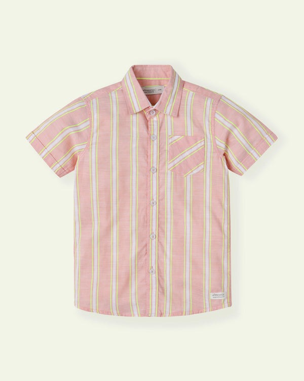 Peach-Striped-T-Shirt
