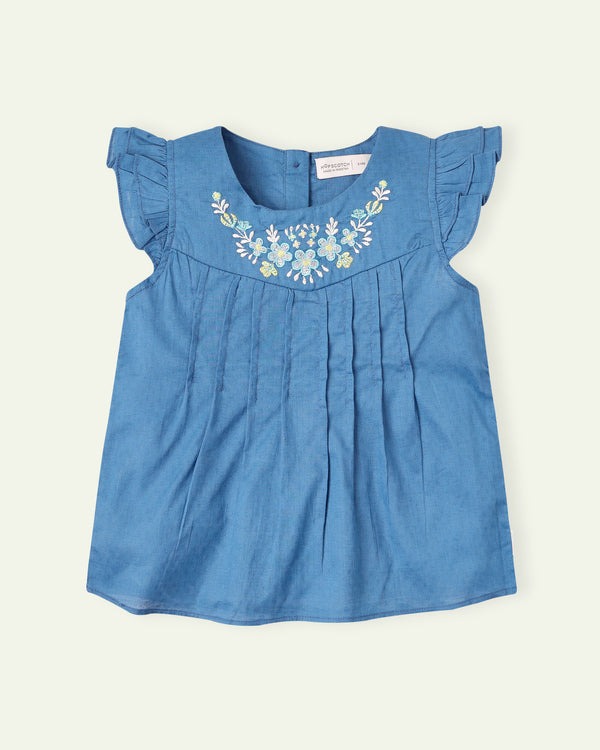 Blue-Embroidered-Top
