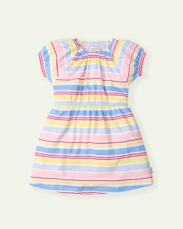 Multi-Stripes-Raglan-Dress
