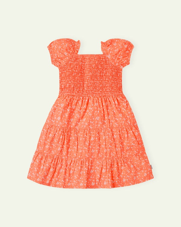 Orange-Floral-Dress
