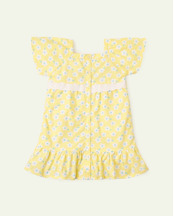 Yellow-Printed-Floral-Dress
