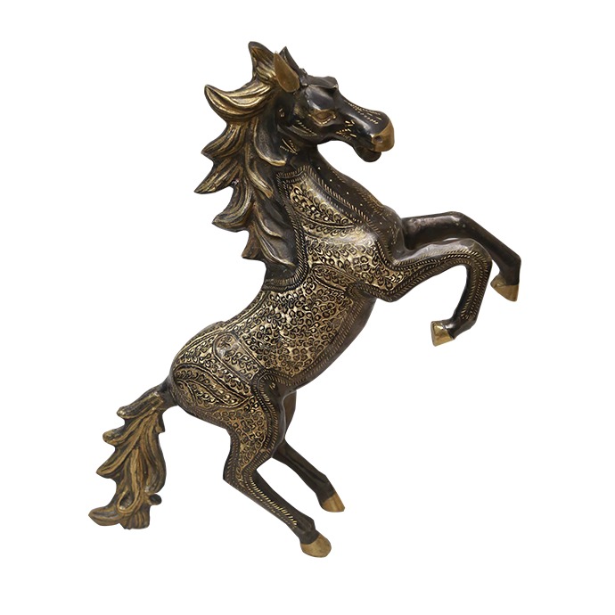 Standing-Horse-Decorative-Metal-Figurine
