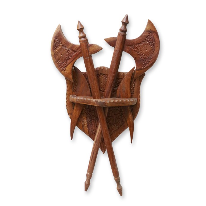 Wooden-Axe-Set-Handcarved
