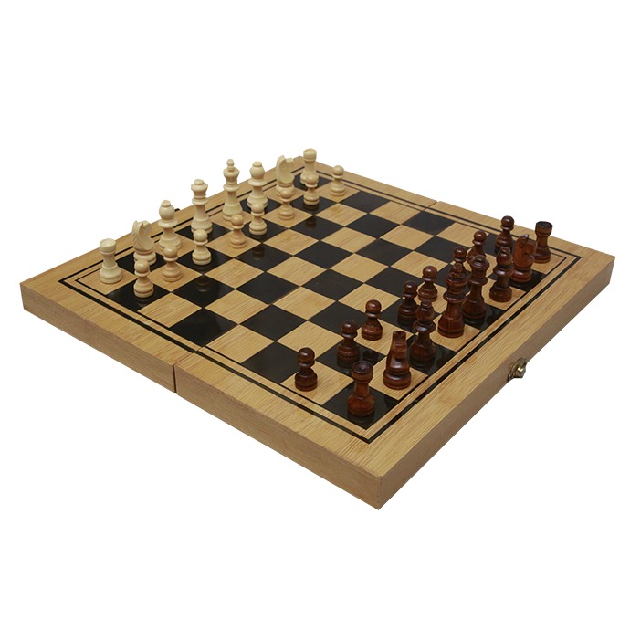 Wooden-Chess-Doouble-Game
