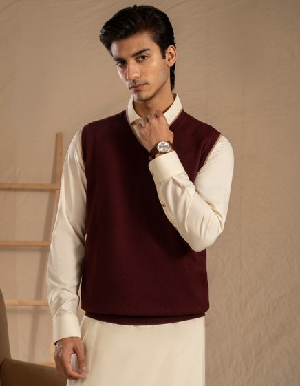 BURGUNDY-V-NECK-SWEATER-JJ-MSWSL-20005
