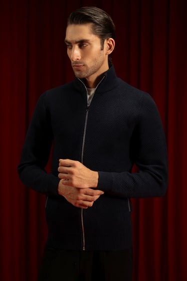 NAVY-GAUGE-CARDIGAN-ZIPPER-CC-SWT-0020
