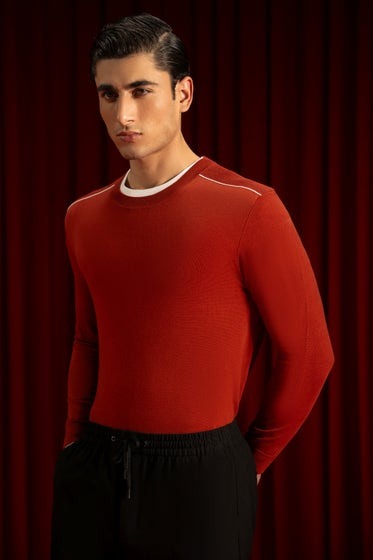 RUST-LYOCELL-CREW-NECK-SWEATER-CC-SWT-0016
