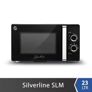 PEL Silver Line Microwave 23 Manual - Black