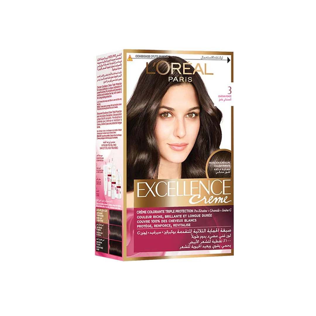 Excellence Creme  3.0 Dark Brown Hair Color