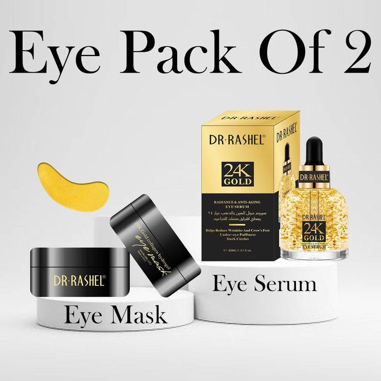 Eye Care Series Pack Of 2 - Eye Serum + Eye Mask