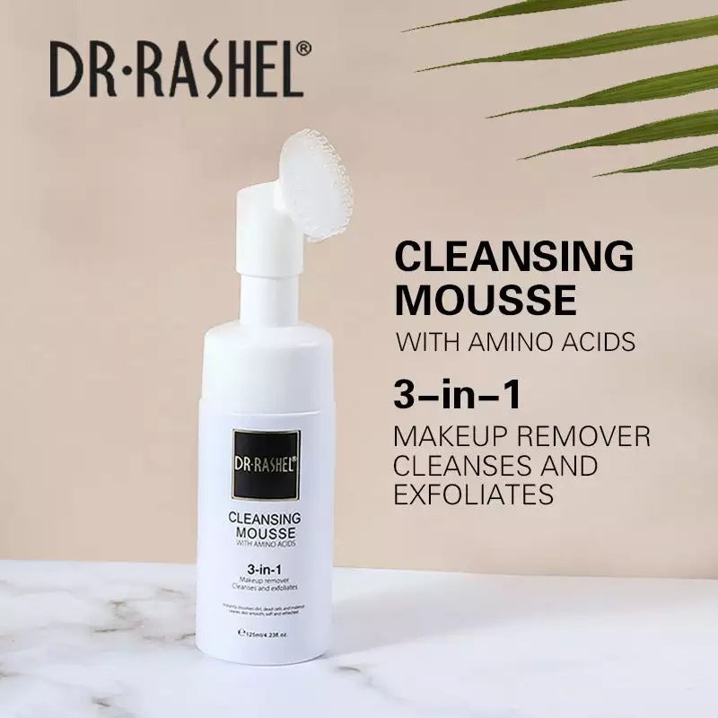 Dr.Rashel Amino Acid Cleansing Mousse Bubble Freckles Makeup Removal Oil Control Moisturizing Deep Nourishing Facial Cleanser - 125ml