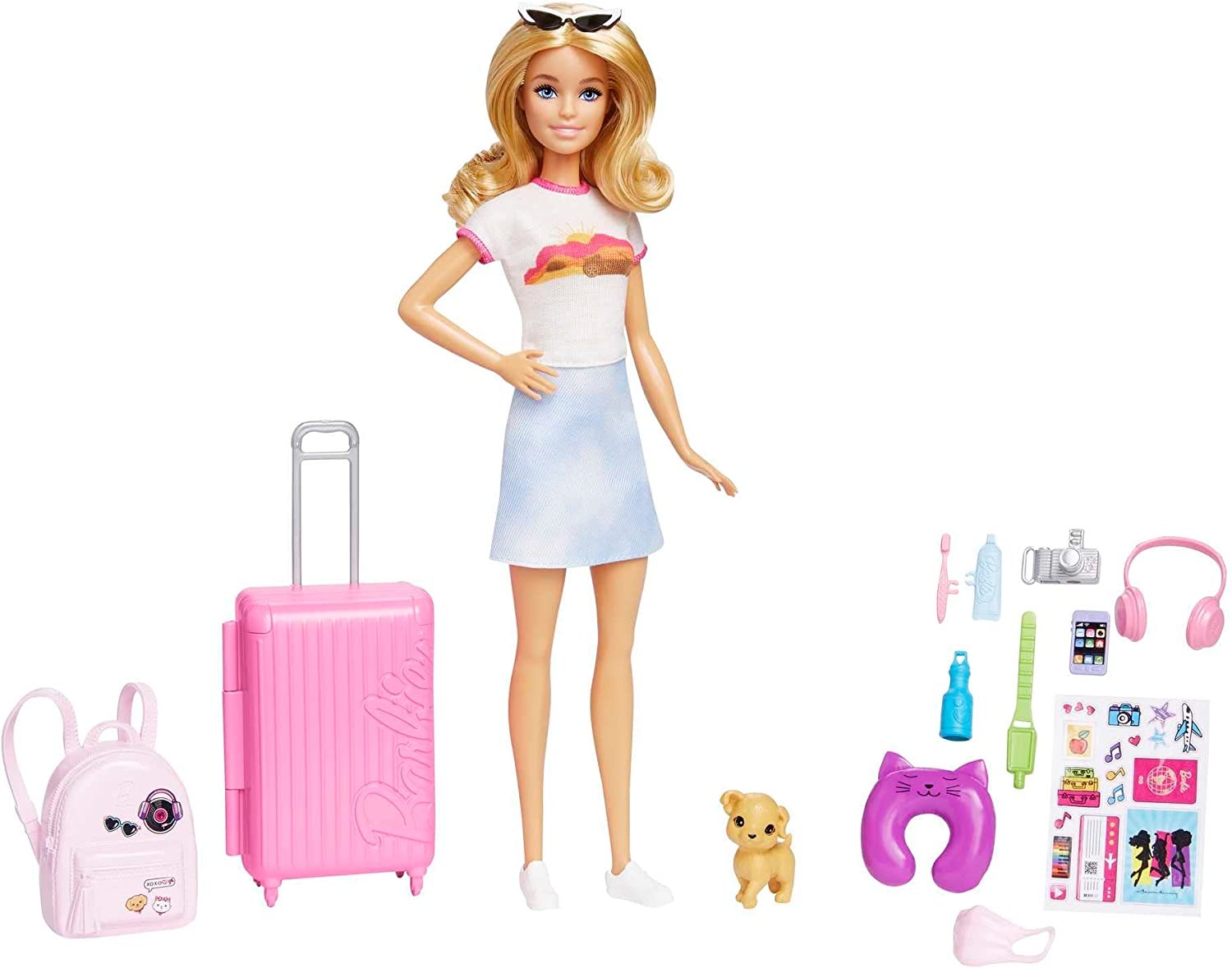 Bearily Fashion Doll with Suitcase Accessories