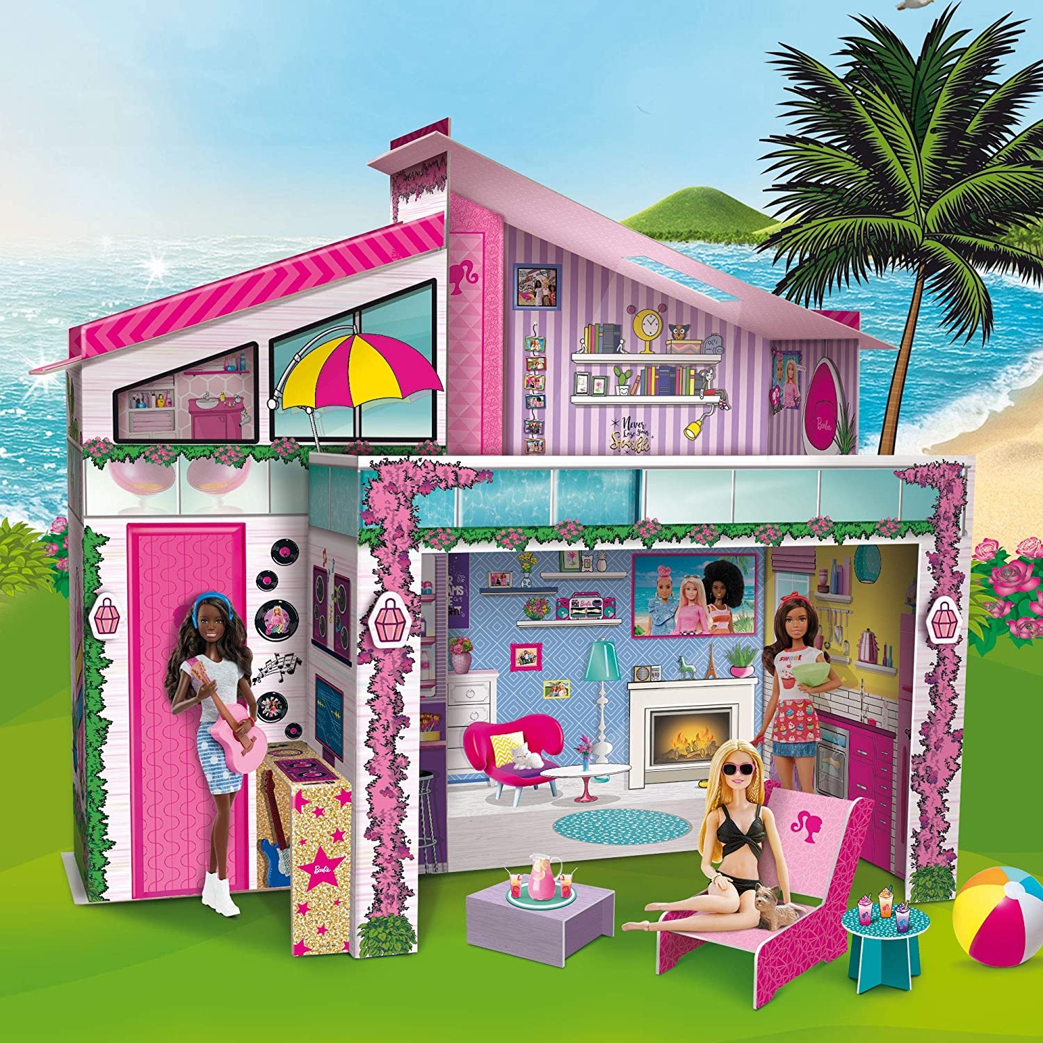 Lisciani Barbie Dream Summer Villa With Doll