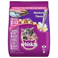 Whiskas Mackerel Junior 2-12 Cat Food 450gm
